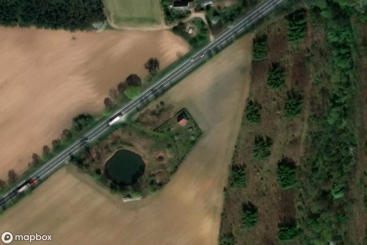 Verlassenes Häuschen Wiąg