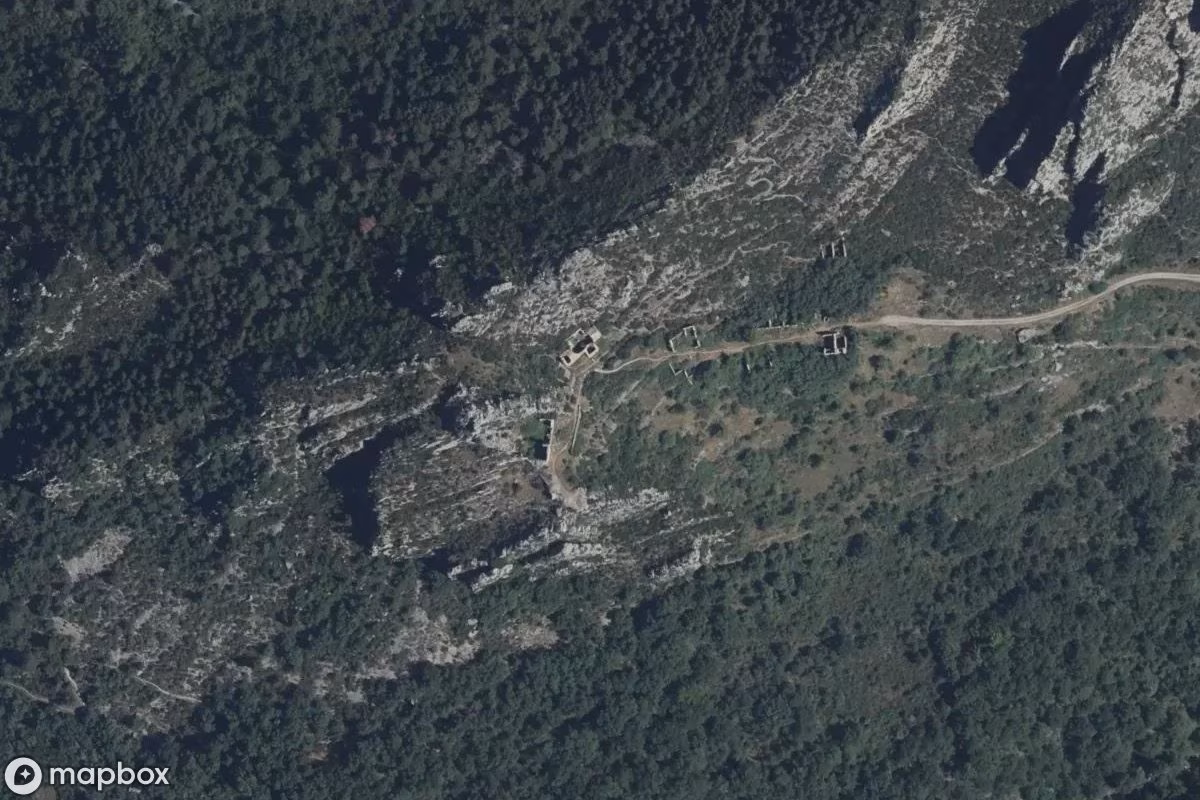 Ruinen eines Weilers