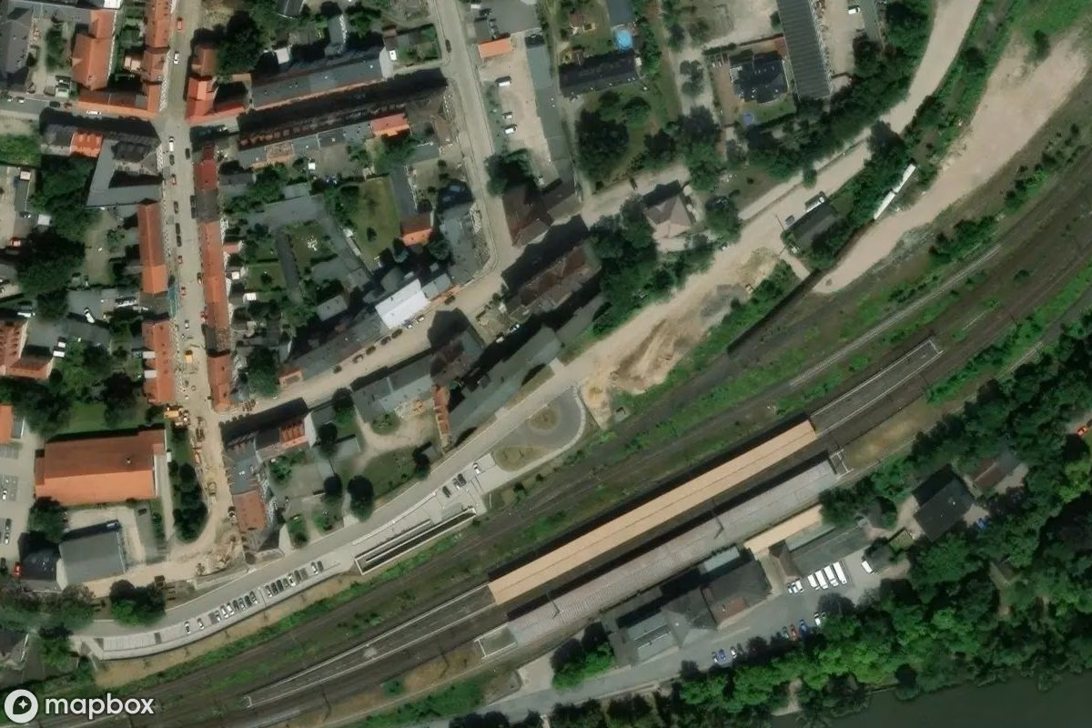 Satellitenansicht von Textilkontor, eine verlassene Fabrik in Weißenfels, Deutschland