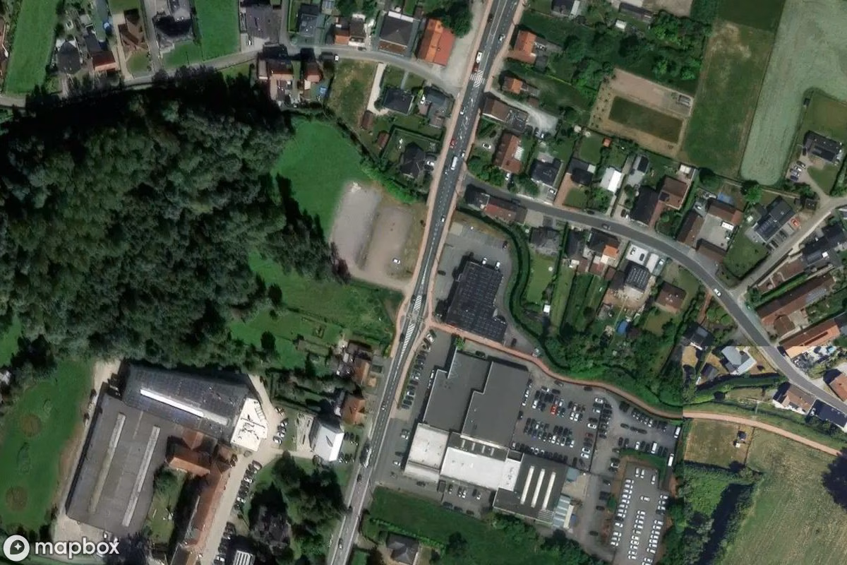 Satellitenansicht von Villa Hector, eine verlassene Wohnhaus in Ternat, Belgien