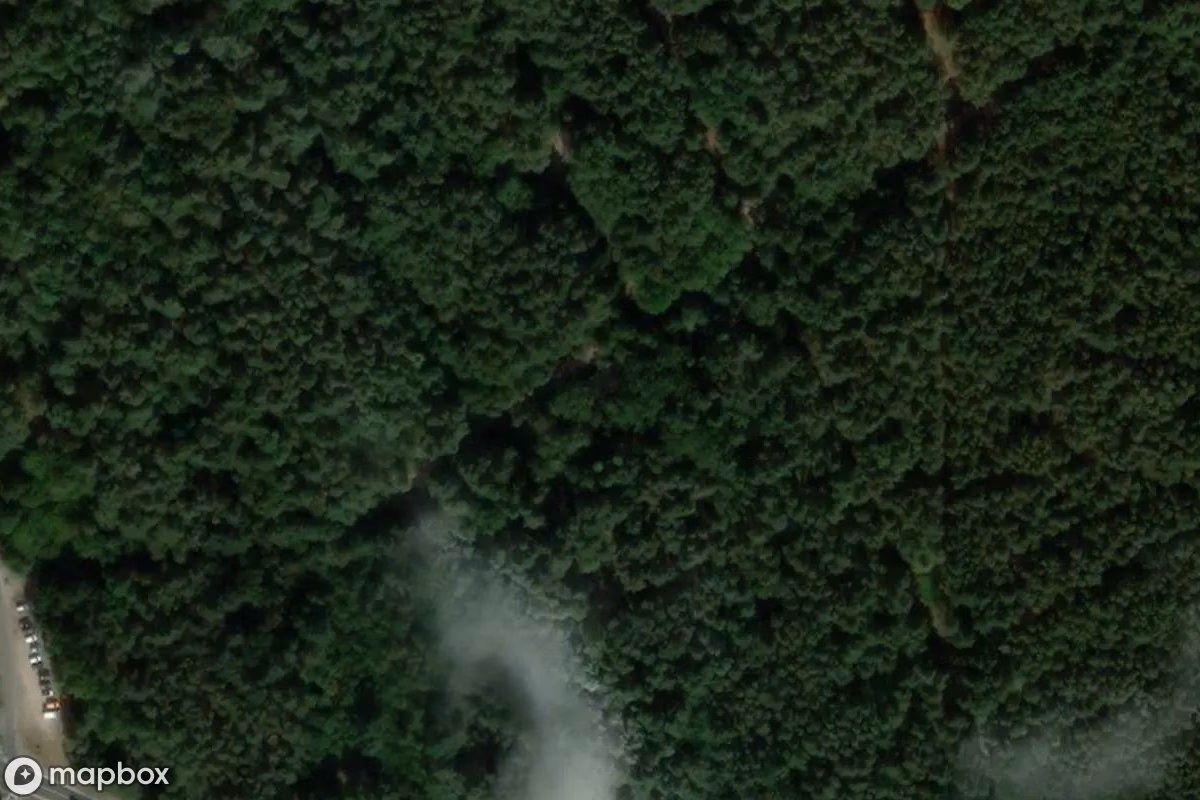 Satellitenansicht von Häuser, eine verlassene Wohnhaus in Peenemünde, Deutschland