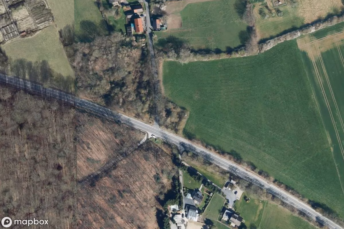 Vista aérea por satélite de Bunker, un Búnker abandonado en Schwerte, Alemania