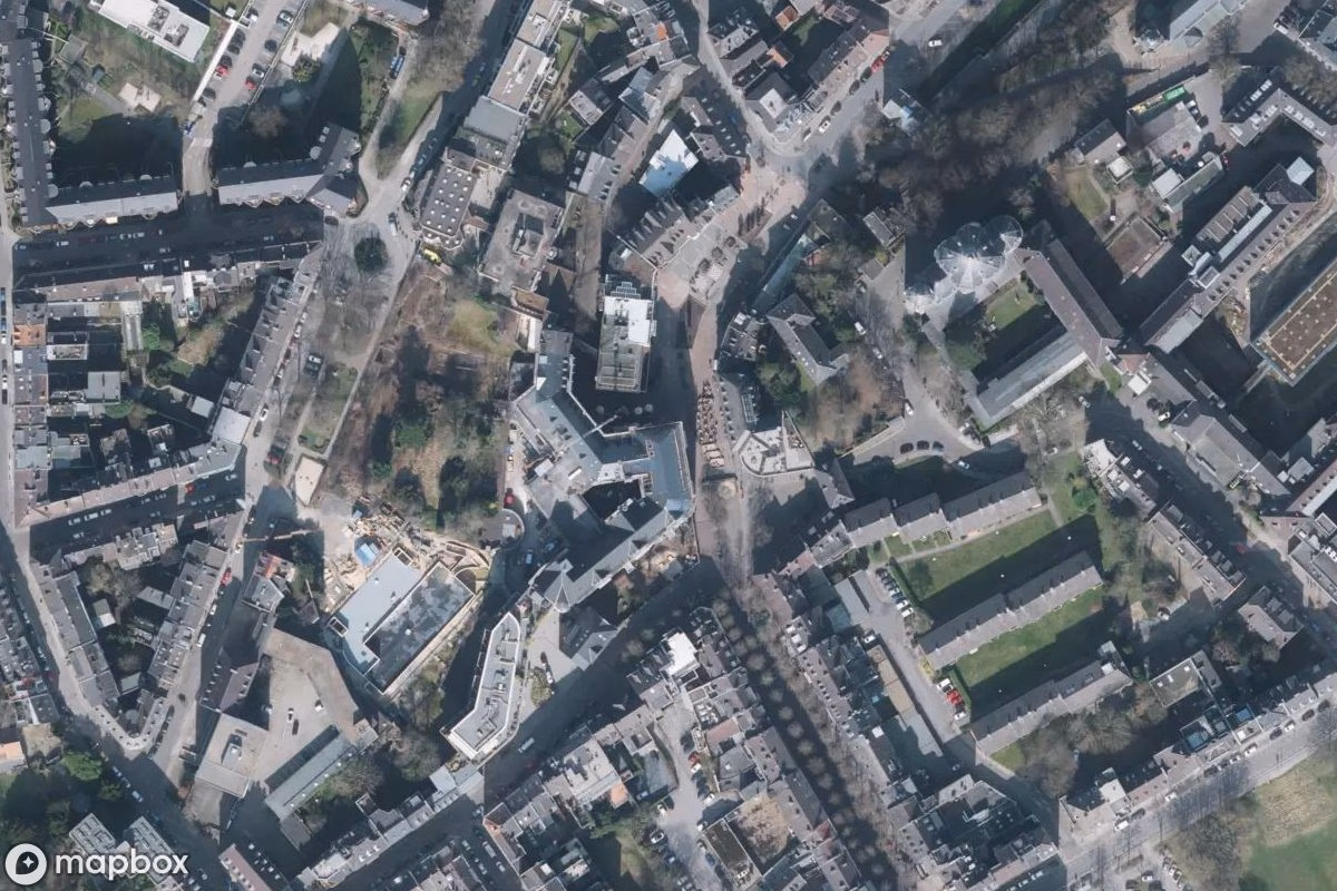 Satellitenansicht von Klinik, eine verlassene Krankenhaus in Aachen, Deutschland