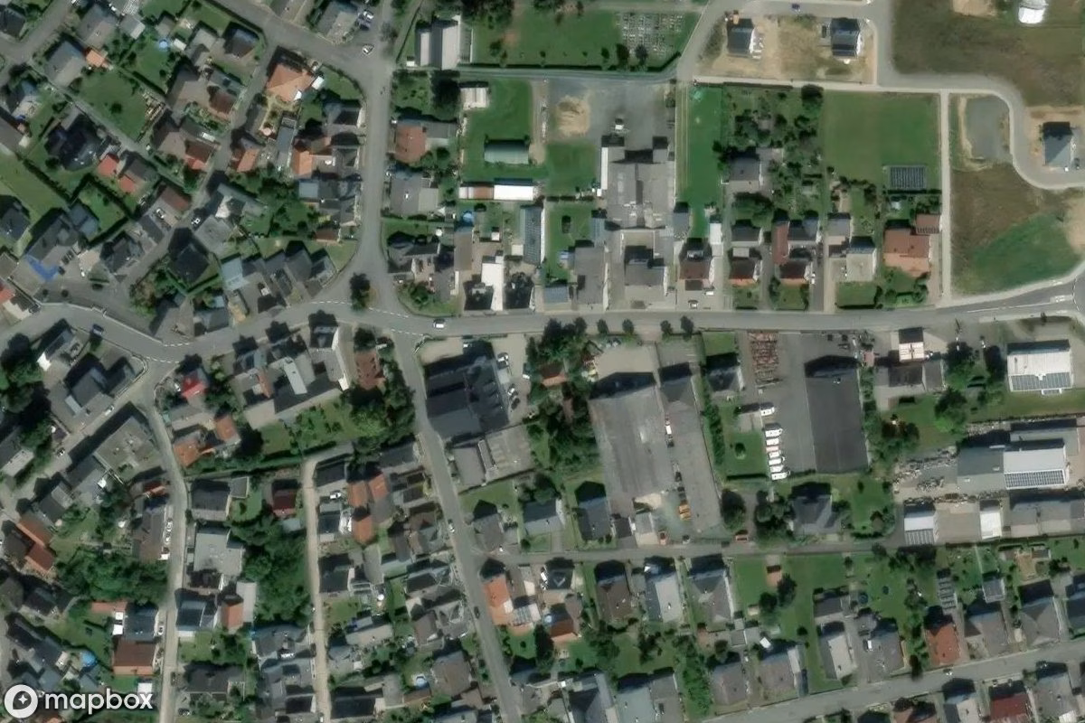 Aerial satellite view of Wohnhaus, an abandoned Residence in Erda, Germany