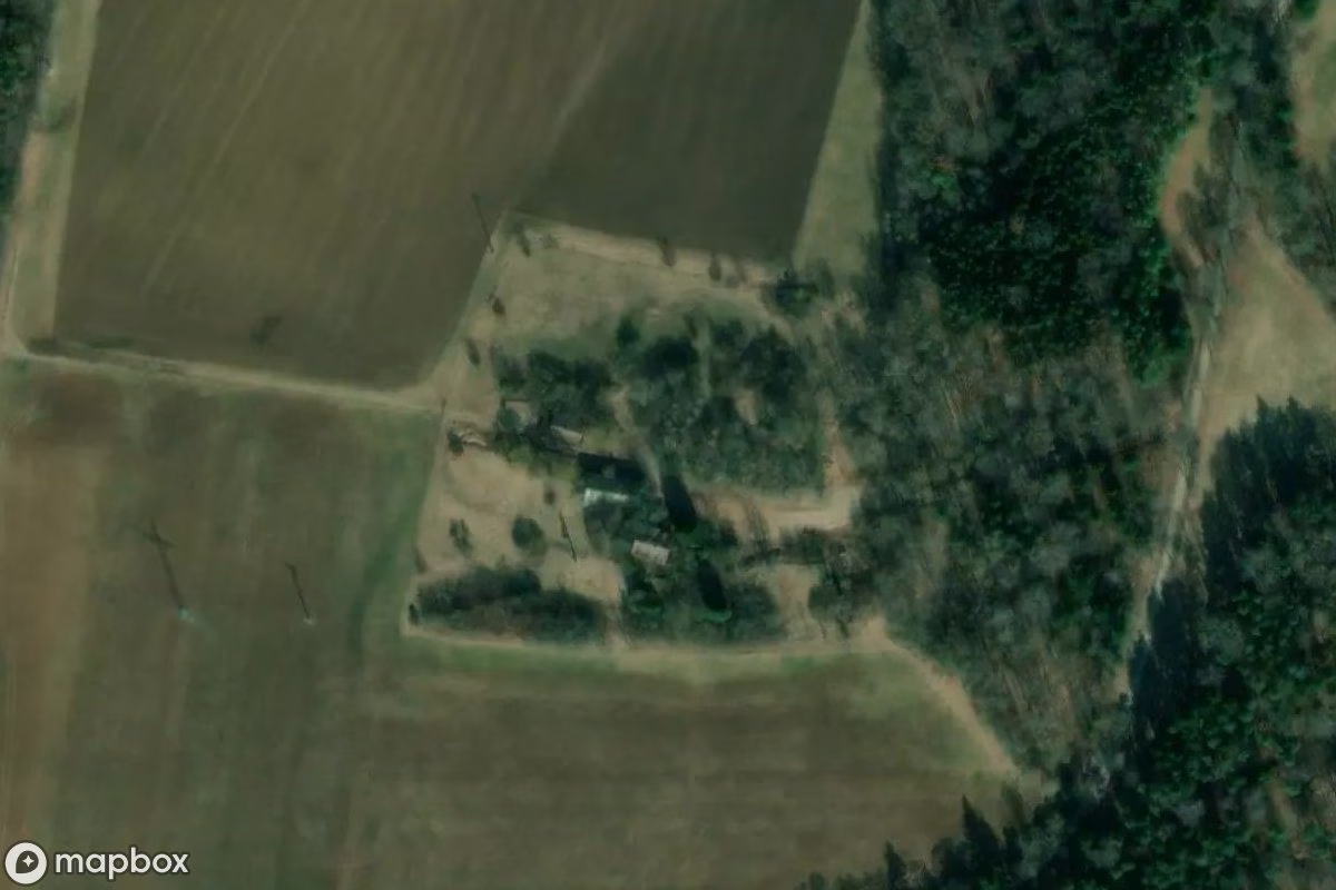 Satellittbilde fra luften av Ruine, et forlatt Ruin i Rehlingen, Tyskland