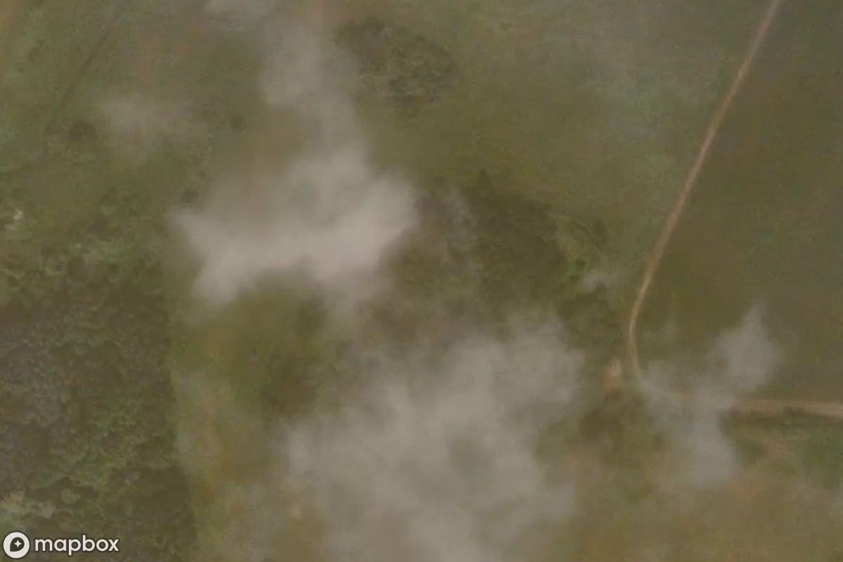 Műholdas légi felvétel Bunker helyszínről, egy elhagyatott Bunker itt: Ribnitz-Damgarten, Németország