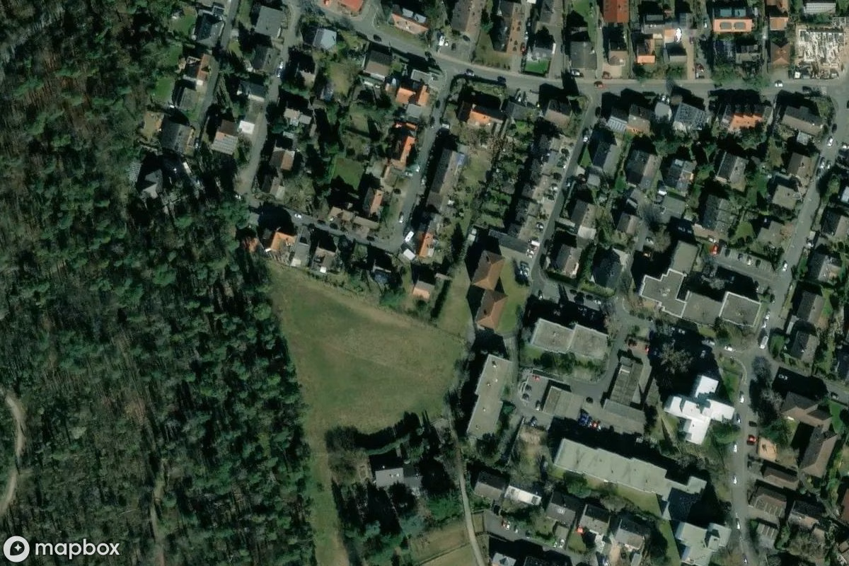 Satellitenansicht von Altes Haus, eine verlassene in Seeheim, Deutschland