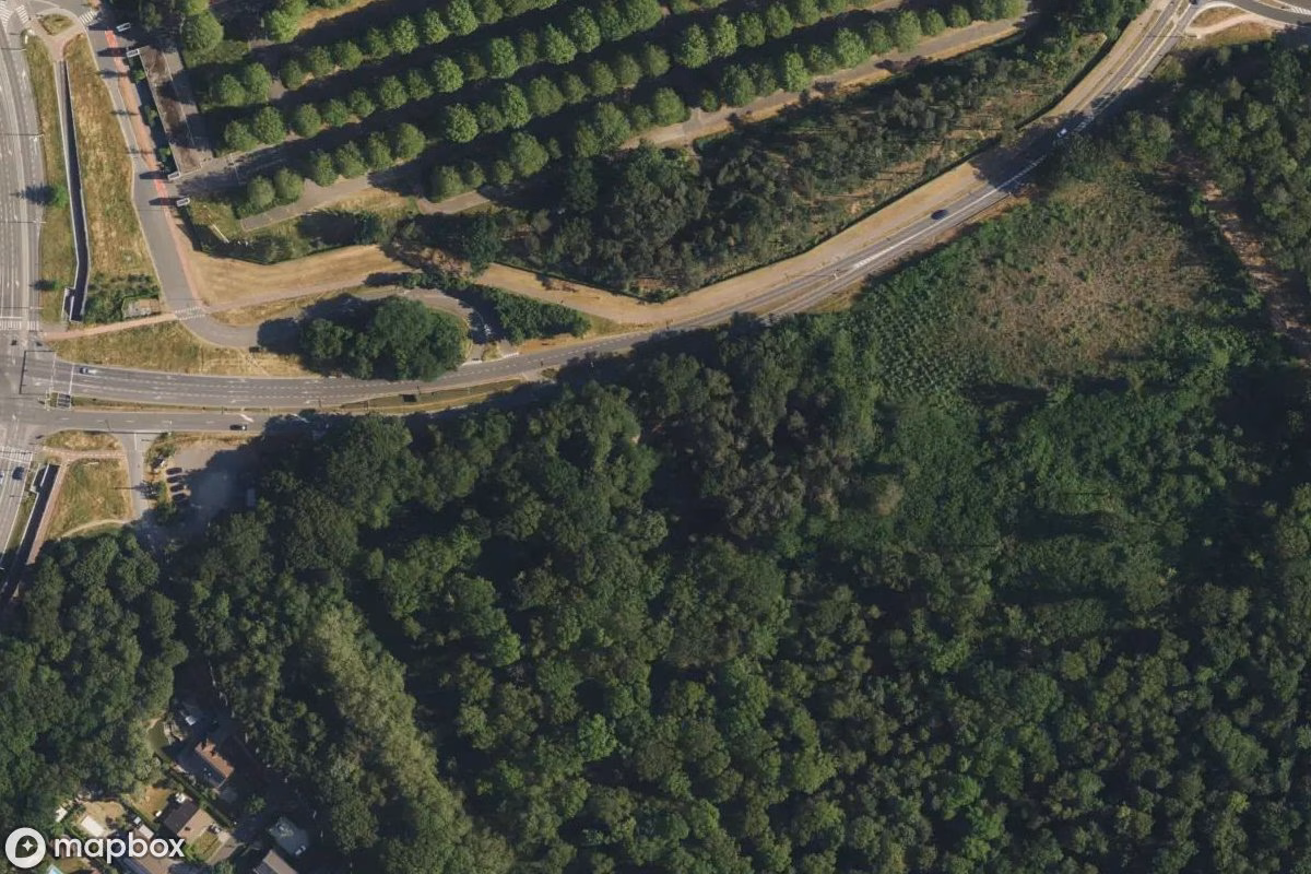 Satellitenansicht von Haus, eine verlassene  in Zemst, Belgien