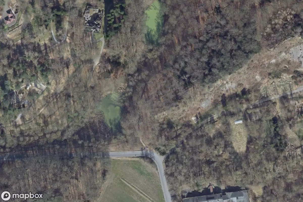 Satellitenansicht von Stollenzugang, eine verlassene Bergwerk in Bochum, Deutschland