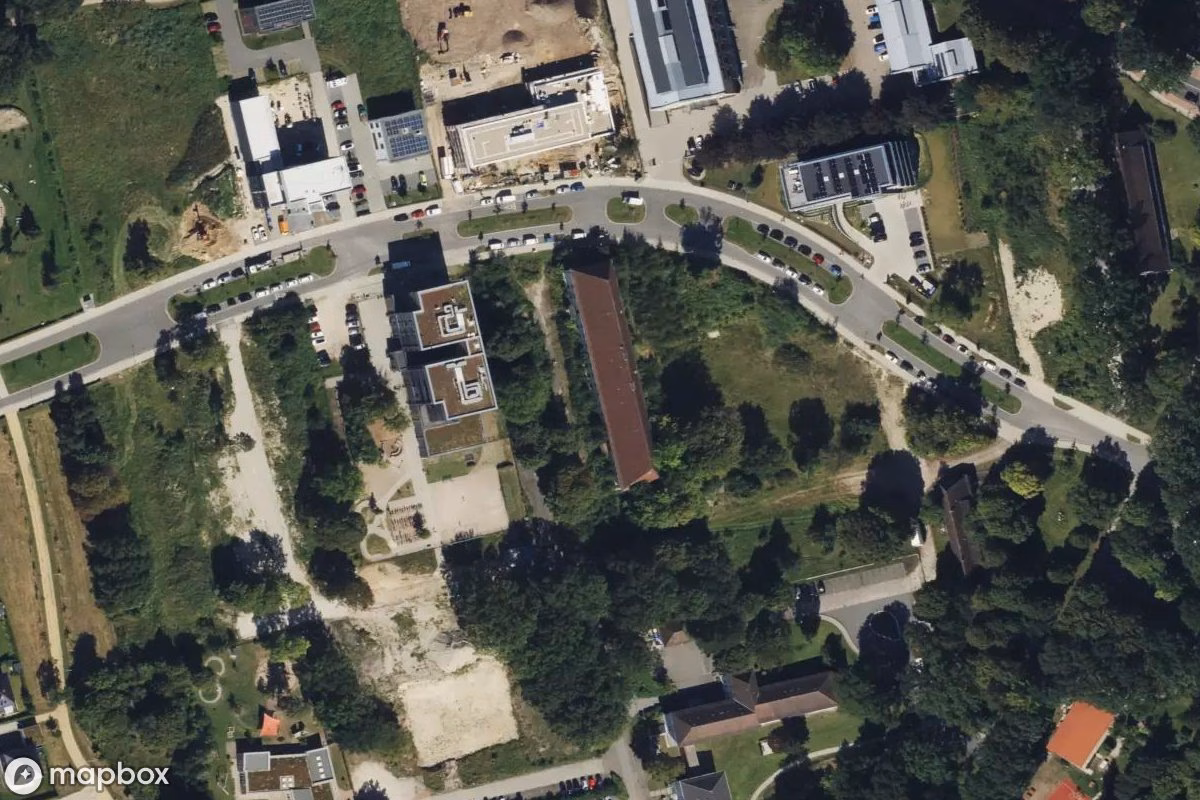 Satellitenansicht von Kaserne, eine verlassene Militär in Pinneberg, Deutschland