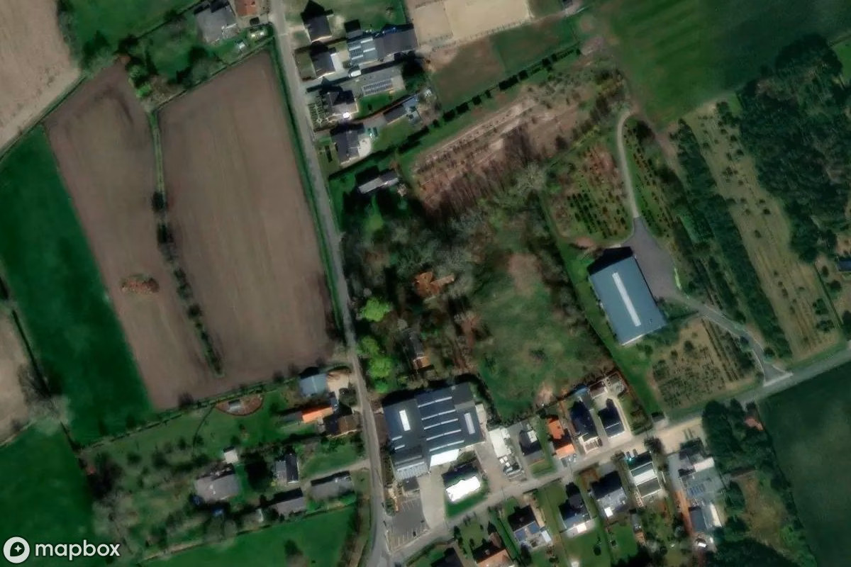 Satellitenansicht von Maison Limmi, eine verlassene Wohnhaus in Laarne, Belgien