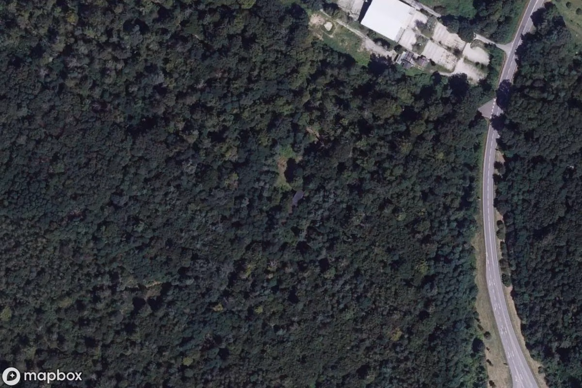 Satellitenansicht von Pistolenschießstand, eine verlassene Sportanlage in Rastatt, Deutschland