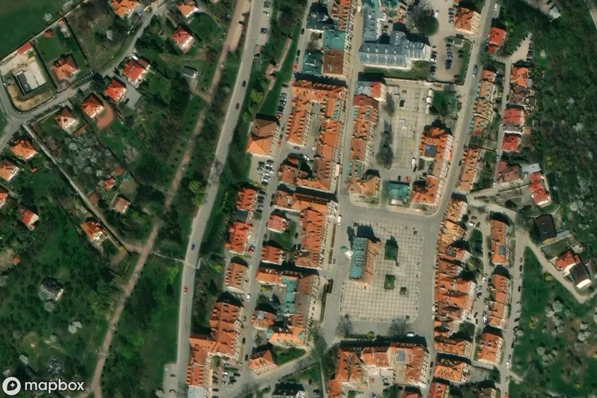 Satellitenansicht von Touristenroute Sandomierz, eine verlassene  in Sandomierz, Polen