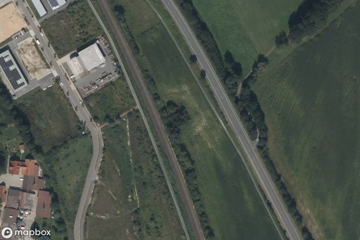 Műholdas légi felvétel Rundbunker helyszínről, egy elhagyatott Bunker itt: Rheine, Németország