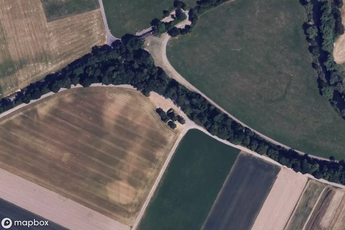 Satellitenansicht von Burg Stein Westernhausen, eine verlassene Schloss in Westernhausen, Deutschland