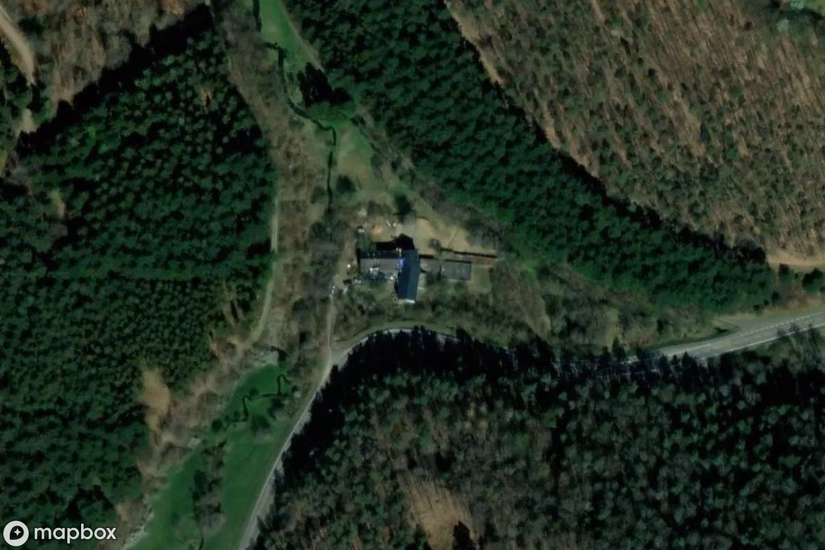 Satellitbillede set fra luften af Hotel, et forladt Hotel i Farschweiler, Tyskland