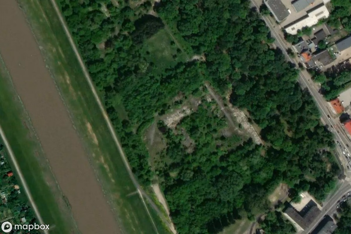 Satellitenansicht von Stadtpark, eine verlassene  in Opole, Polen