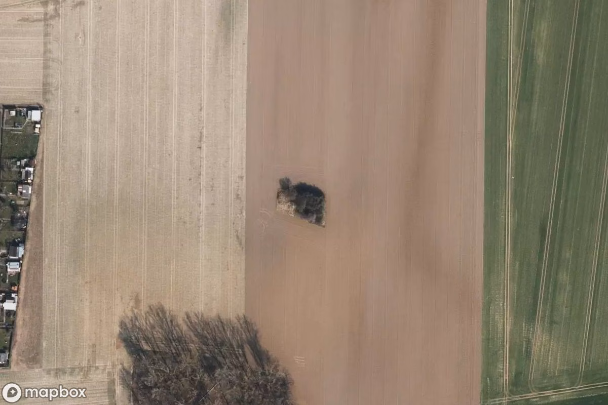 Satelitarny widok z lotu ptaka Bunker, opuszczone Bunkier w Salzgitter, Niemcy