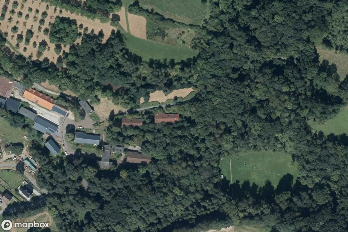 Satellitenansicht von Wohnblock, eine verlassene Wohnhaus in Herford, Deutschland