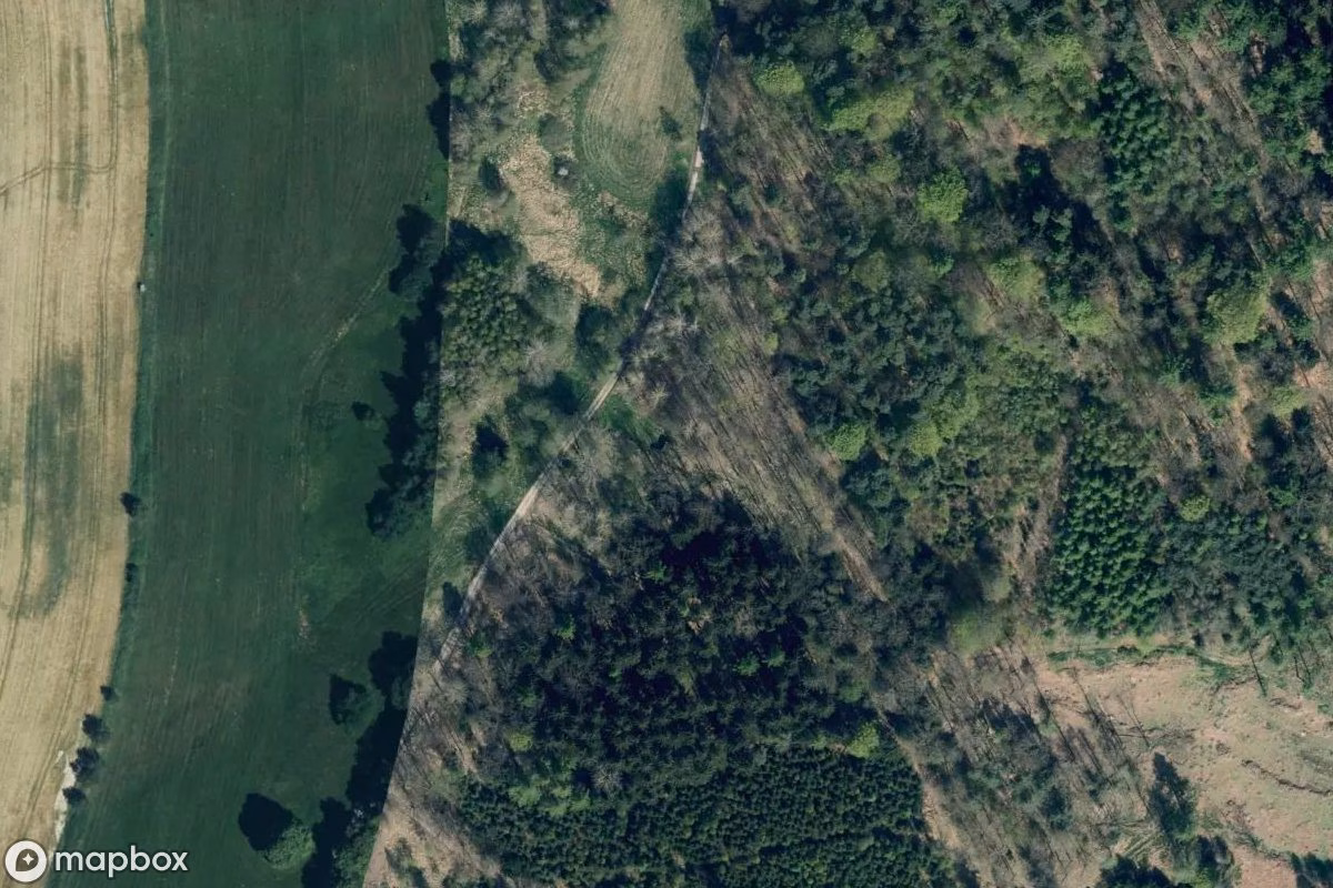 Satellitenansicht von Wasserwerk Fugau, eine verlassene Kraftwerk in Šluknov, Tschechien