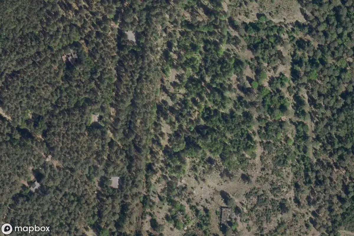 Satellitbillede set fra luften af Munitionslager GSSD, et forladt Militært anlæg i Rietz-Neuendorf, Tyskland