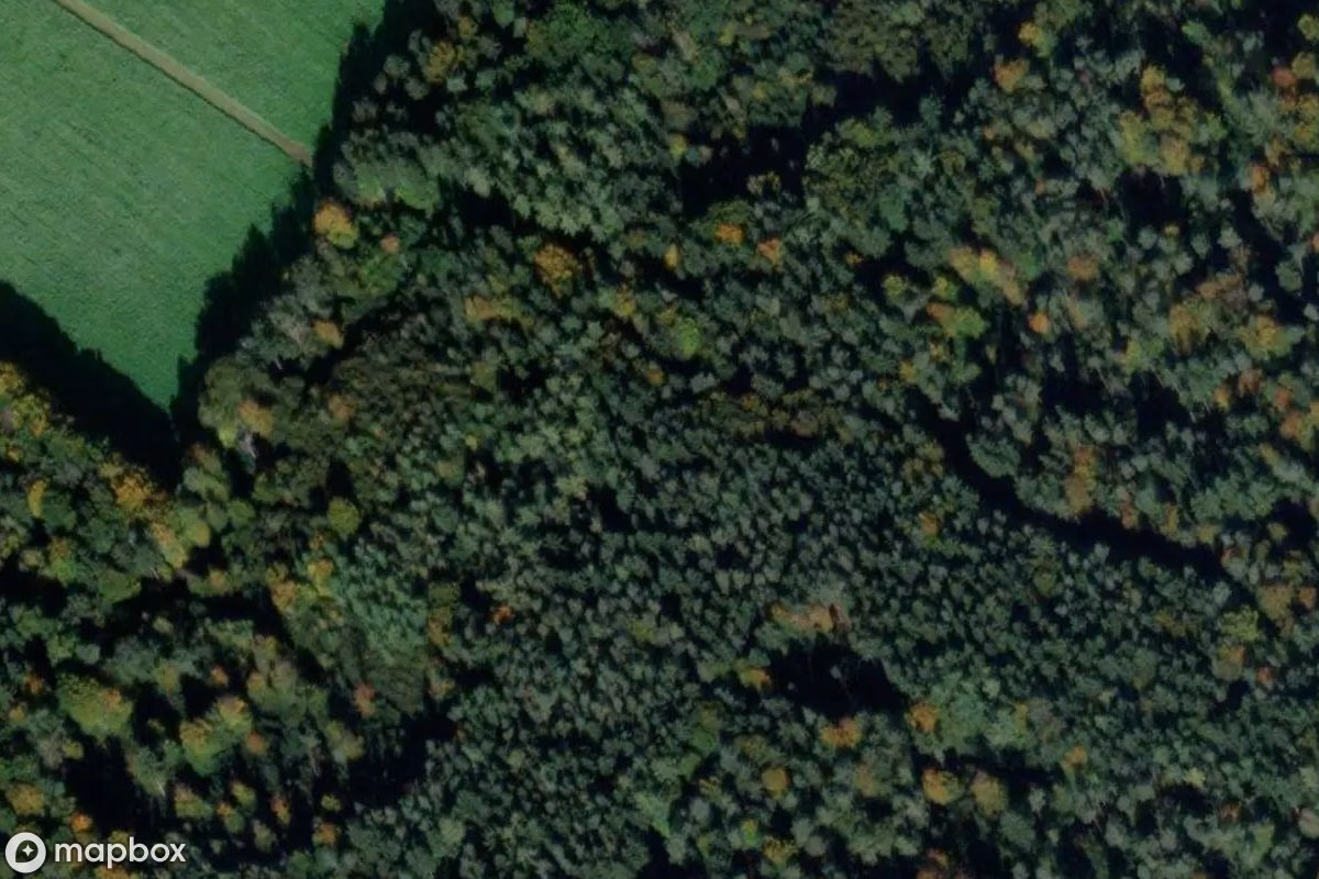 Satellietbeeld vanuit de lucht van Forschungseinheit, een verlaten  in Unterhausen, Duitsland