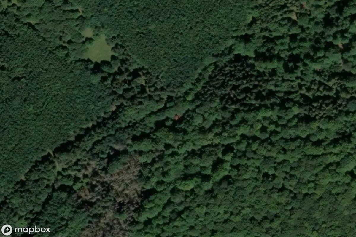 Satelitarny widok z lotu ptaka Haus Herrmann Göring, opuszczone  w Schmittlotheim, Niemcy