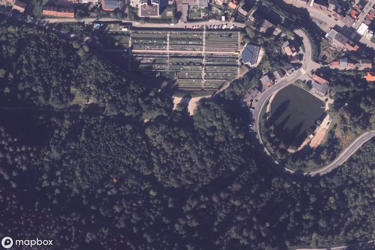 Vue aérienne satellite de Wohnhaus, un Résidence abandonné à Triberg (Kernstadt), Allemagne