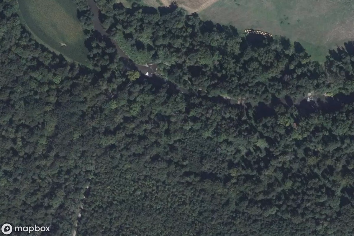 Satellitenansicht von Artilleriestellung, eine verlassene Bunker in Burnhaupt-le-Bas, Frankreich