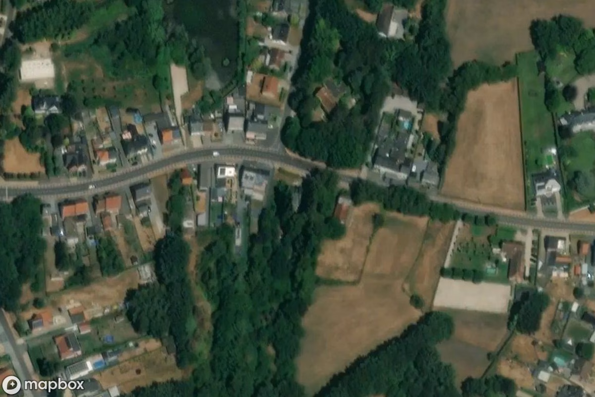 Műholdas légi felvétel Lost Place helyszínről, egy elhagyatott  itt: Zonhoven, Belgium