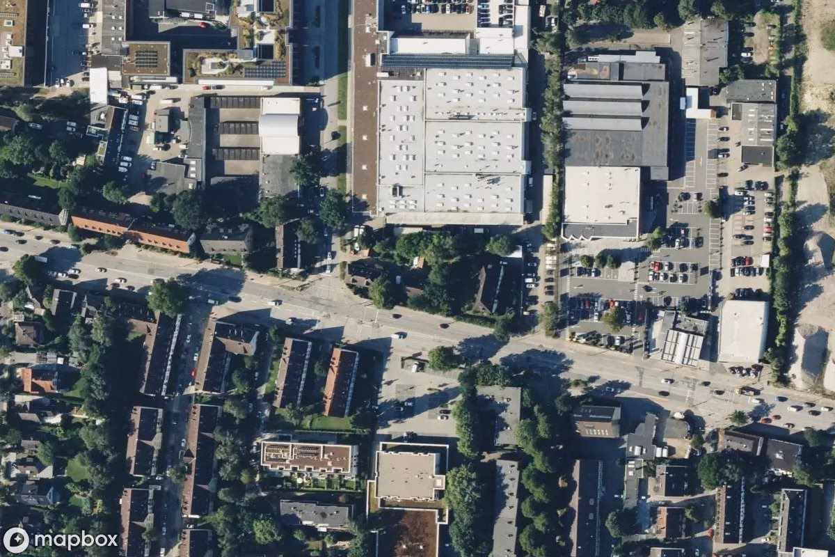 Satelitarny widok z lotu ptaka Mehrfamilienhaus, opuszczone  w Hamburg, Niemcy