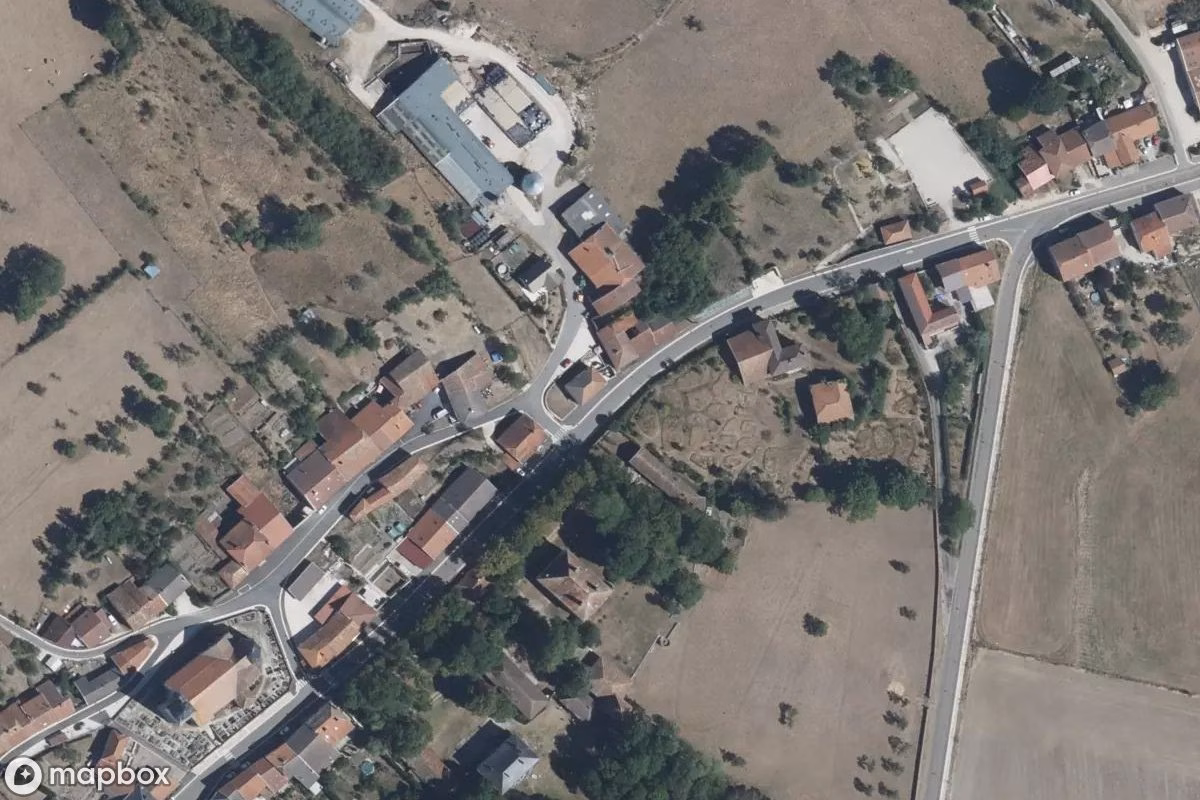 Vue aérienne satellite de Maison Bonnet, un Résidence abandonné à Bonnet, France
