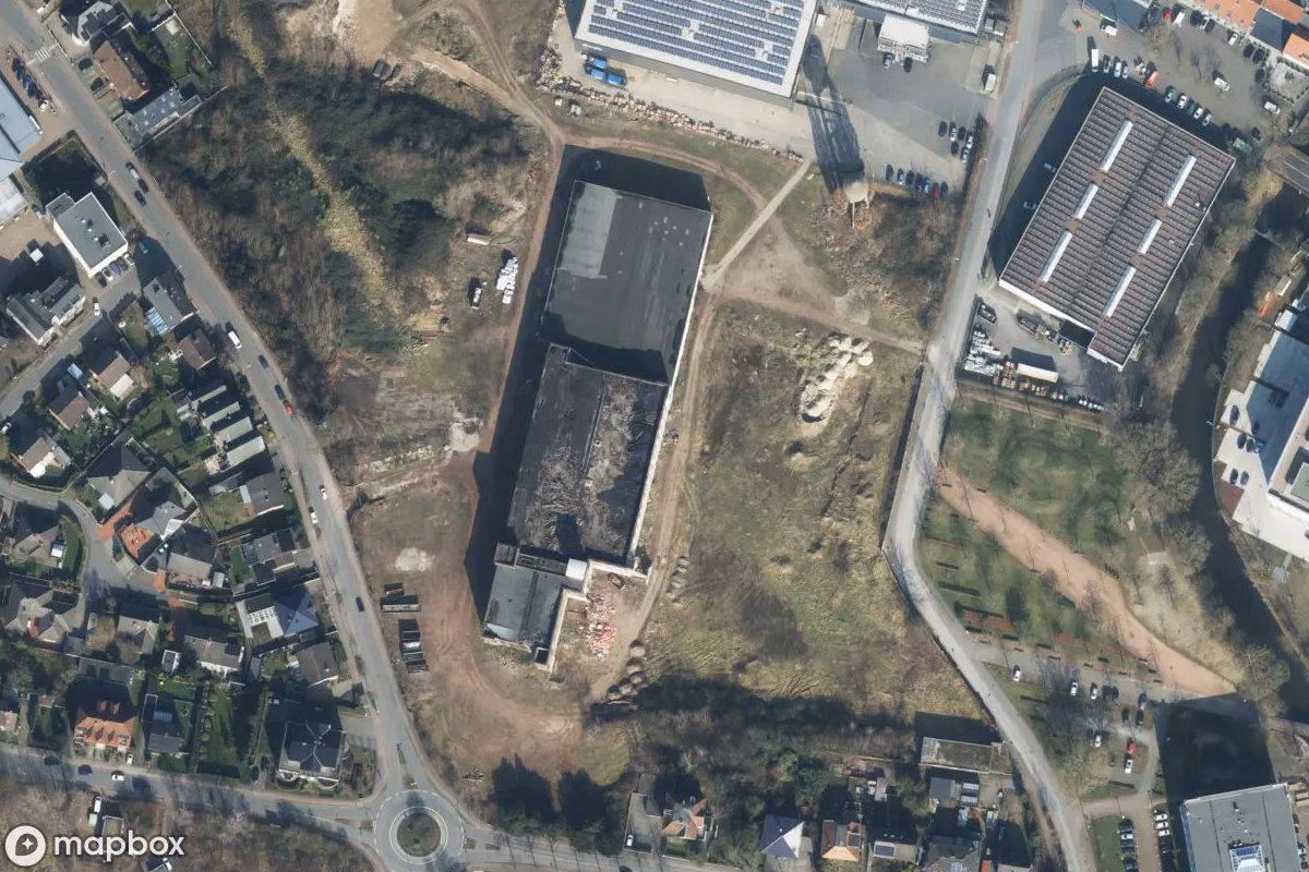 Satellitenansicht von Alte Baumwollspinnerei Gronau, eine verlassene  in Gronau, Deutschland