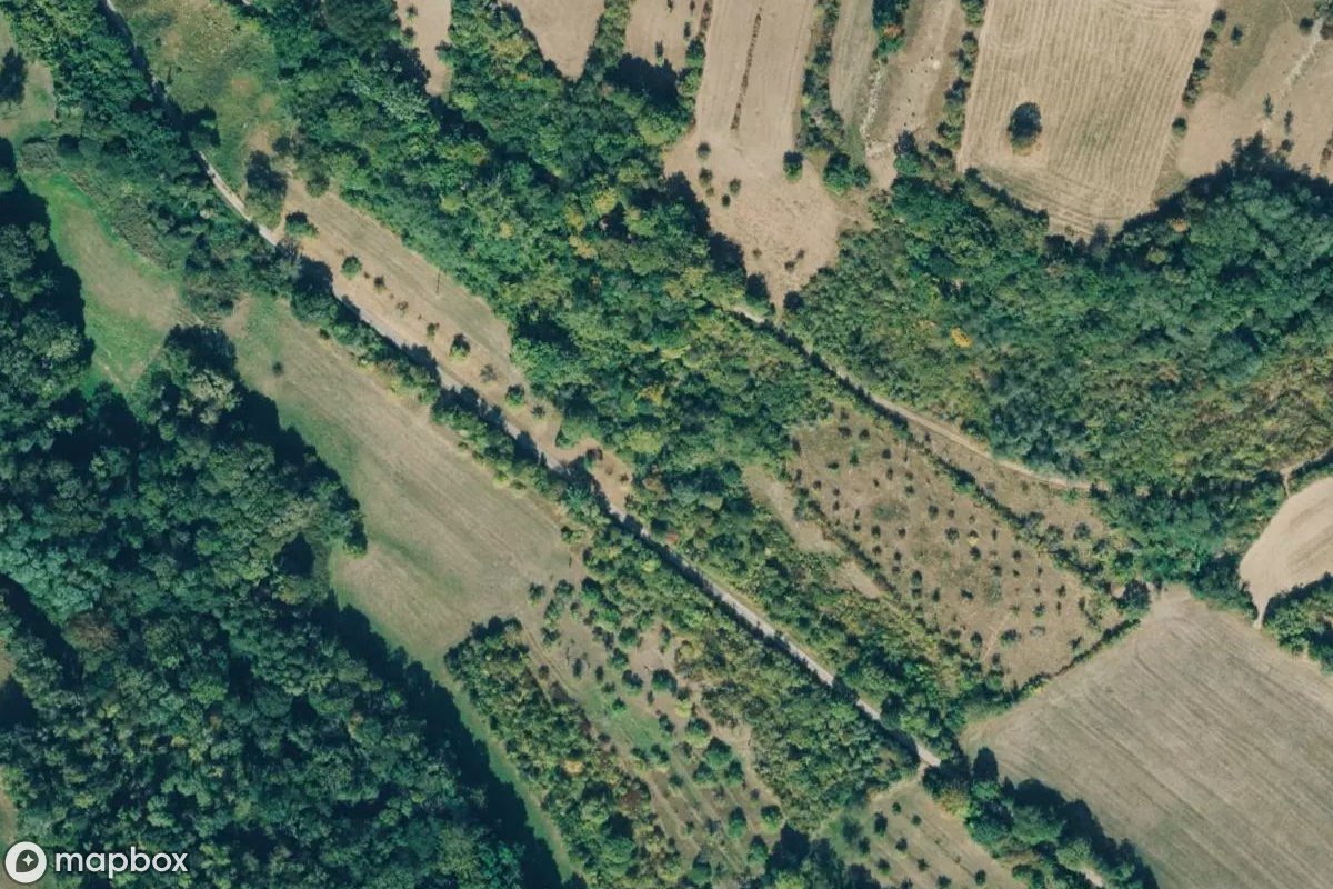 Satellittbilde fra luften av Höhle/ehem. Abbau, et forlatt  i Eimersdorf, Tyskland