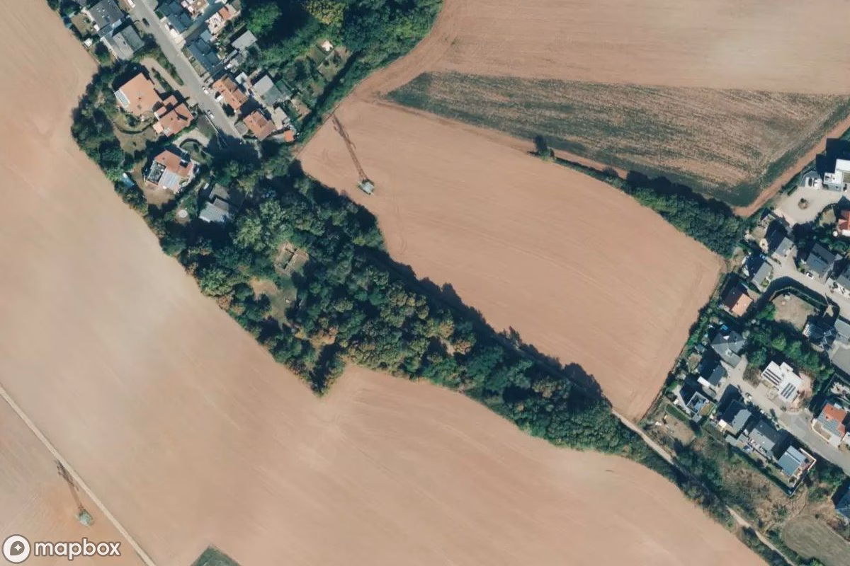 Vue aérienne satellite de U-Verlagerung, un Bunker abandonné à Püttlingen, Allemagne