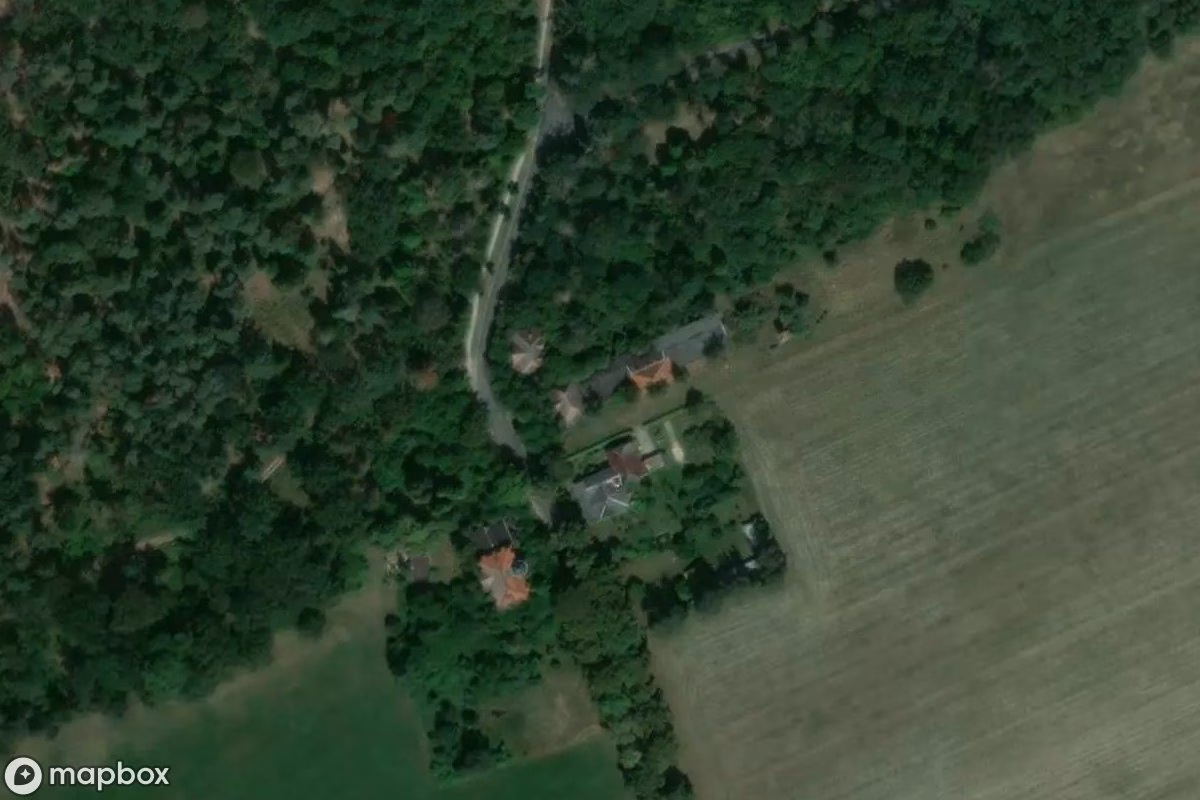 Satelitarny widok z lotu ptaka Sanatorium, opuszczone Szpital w Zerbst/Anhalt, Niemcy