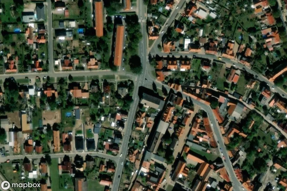 Satellitenansicht von Kino, eine verlassene Theater in Artern, Deutschland