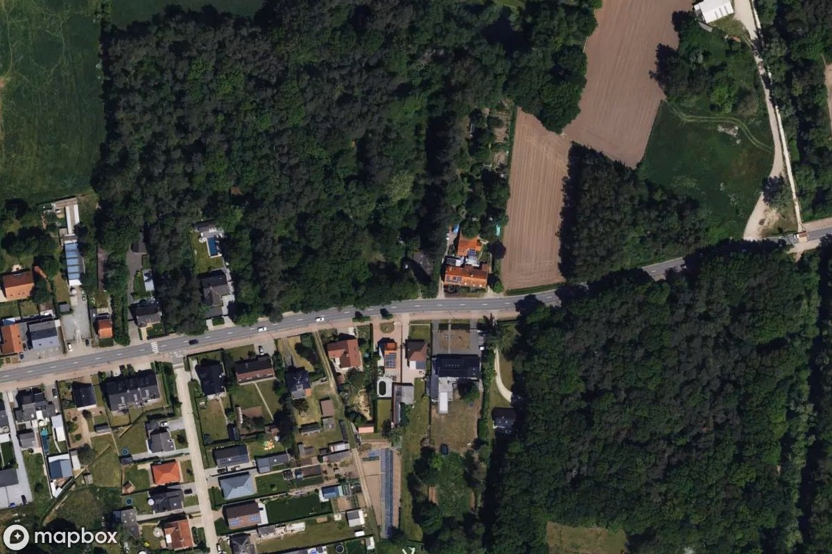 Satellitbillede set fra luften af Druckerei, et forladt Fabrik i Ranst, Belgien