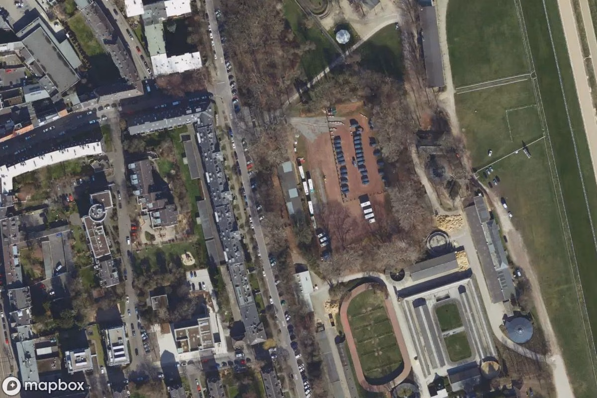 Satellitenansicht von Stadion, eine verlassene  in Cologne, Deutschland