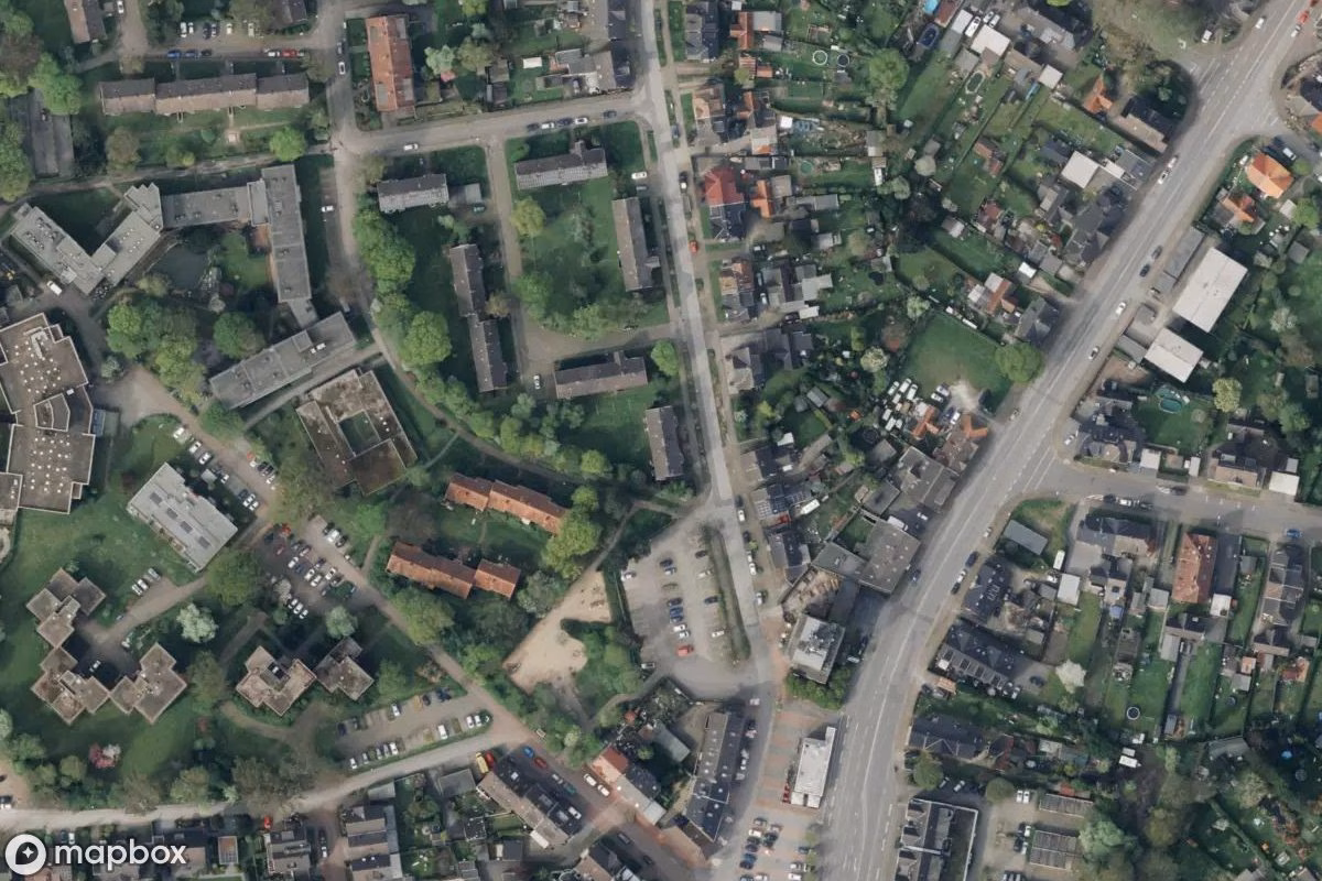 Műholdas légi felvétel Häuser helyszínről, egy elhagyatott Lakóház itt: Bottrop, Németország