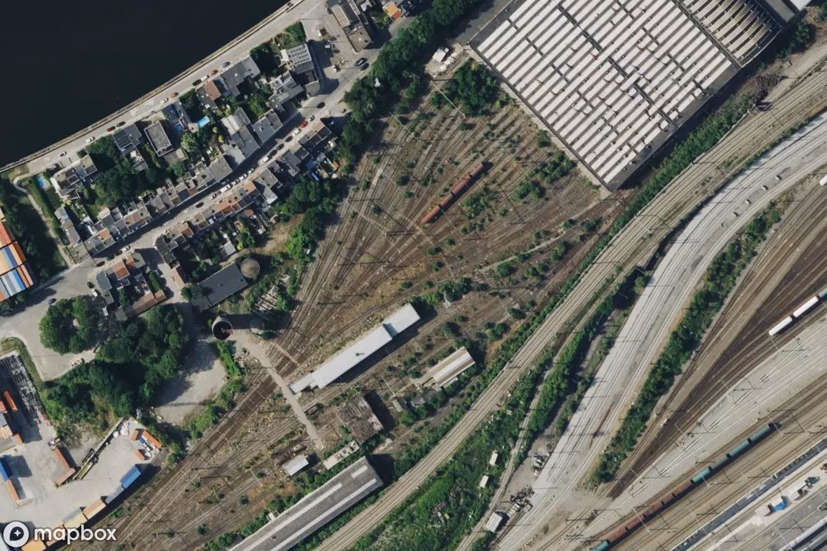 Satellitenansicht von Stellwerk, eine verlassene Fabrik in Liège, Belgien