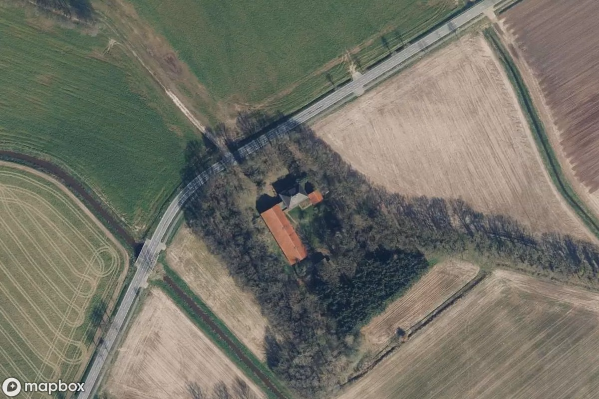 Satellitenansicht von Hof, eine verlassene Bauernhof in Lohne, Deutschland