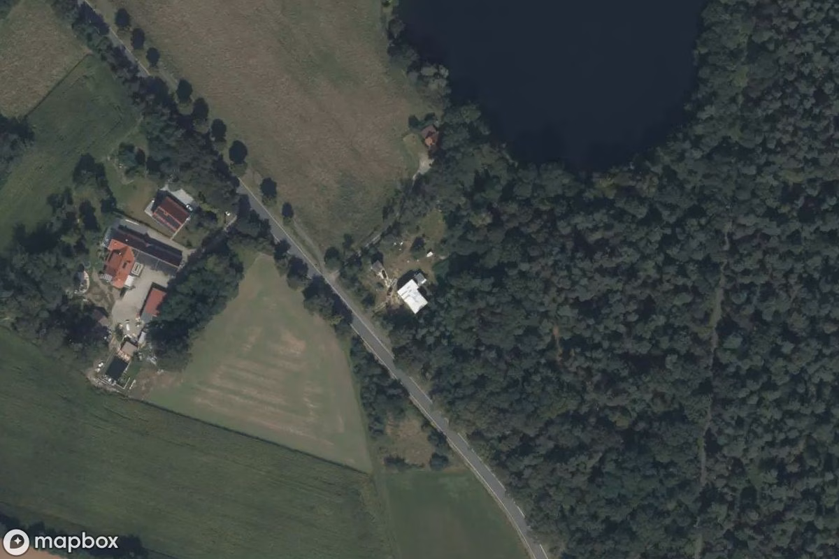 Satellitenansicht von Steinbruch, eine verlassene Bergwerk in Haddorf, Deutschland