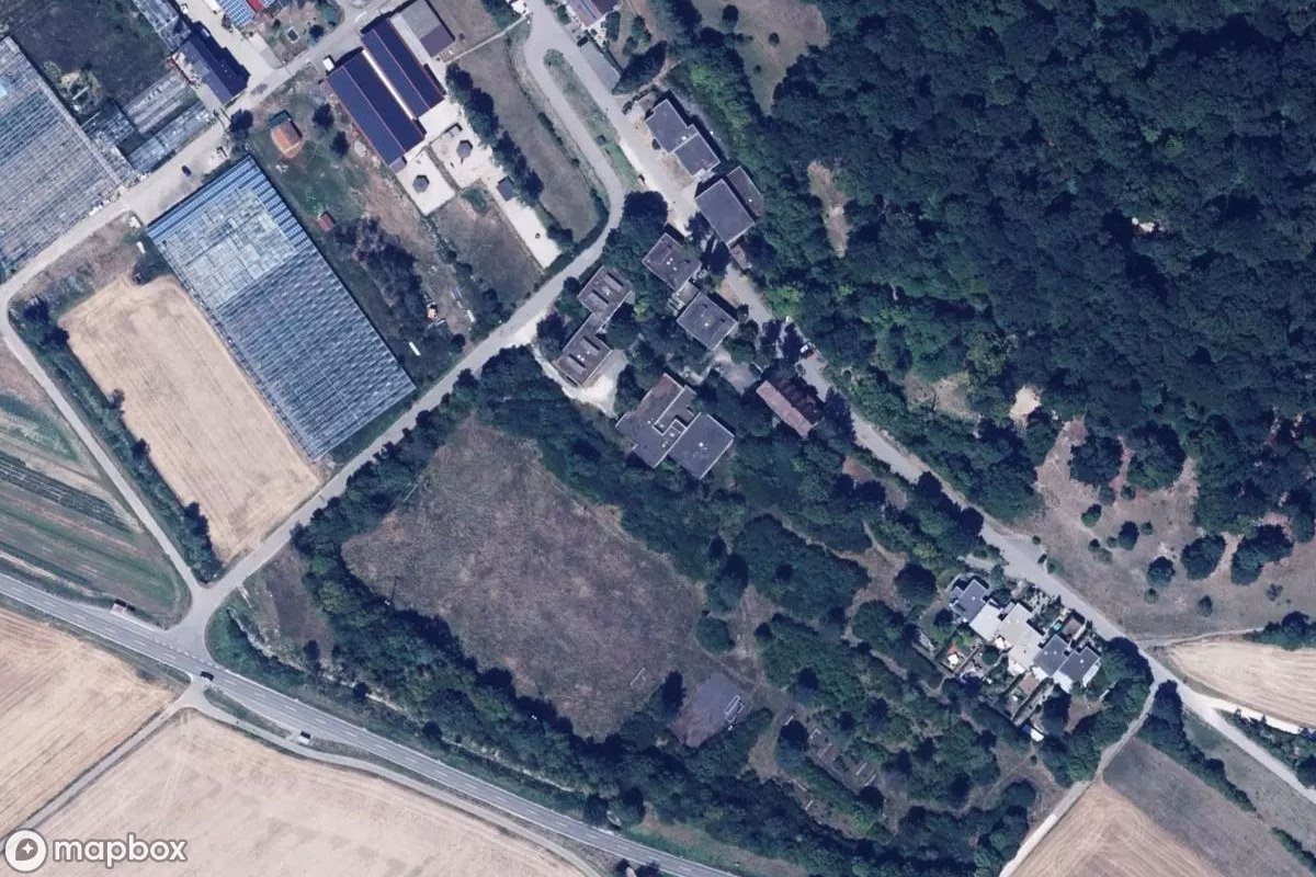 Vue aérienne satellite de Schule, un École abandonné à Steinheim am Albuch, Allemagne