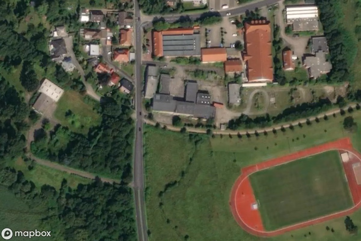 Satellitenansicht von Lederfabrik, eine verlassene Fabrik in Schleswig, Deutschland