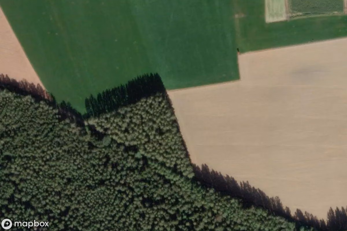 Satellietbeeld vanuit de lucht van Fahrzeug, een verlaten  in Königshütte, Duitsland