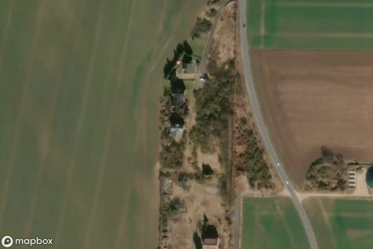 Satelitarny widok z lotu ptaka Bleicherdewerk, opuszczone Fabryka w Staßfurt, Niemcy