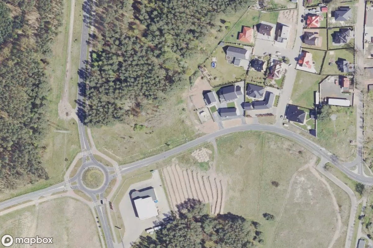 Satelitní letecký pohled na Lost Place, opuštěné  v Nowa Sól, Polsko