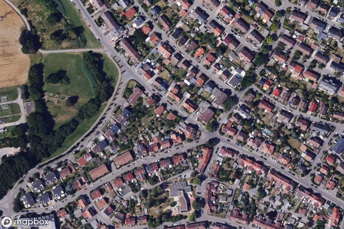 Műholdas légi felvétel Wohnhaus helyszínről, egy elhagyatott Lakóház itt: Sindelfingen (Stadt), Németország