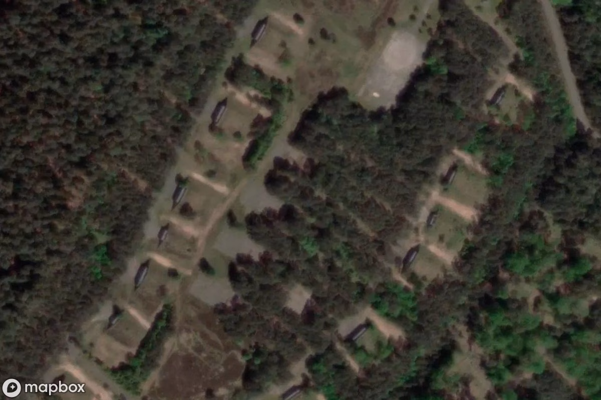 Vista aérea por satélite de Area 1, un  abandonado en Ludwigswinkel, Alemania